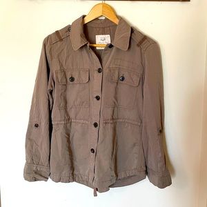 American Eagle Lightweight Utility Jacket, Brown